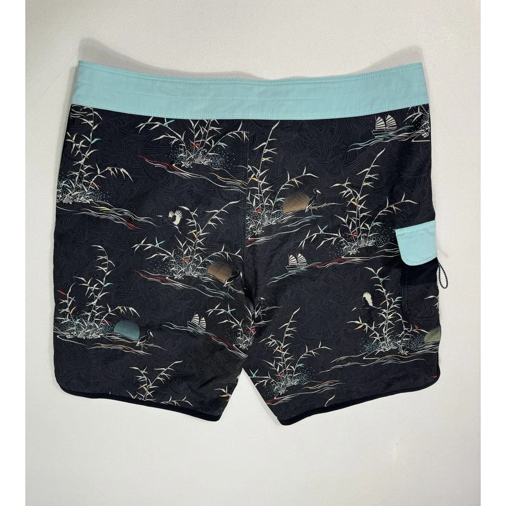 Billabong Board Shorts Mens 34x10 Recycler Pro Stork Oriental Stretch Beach